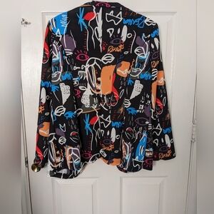 Abstract Print Women's Jacket